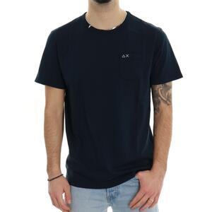 T-SHIRT TASCHINO SUN68 BLU